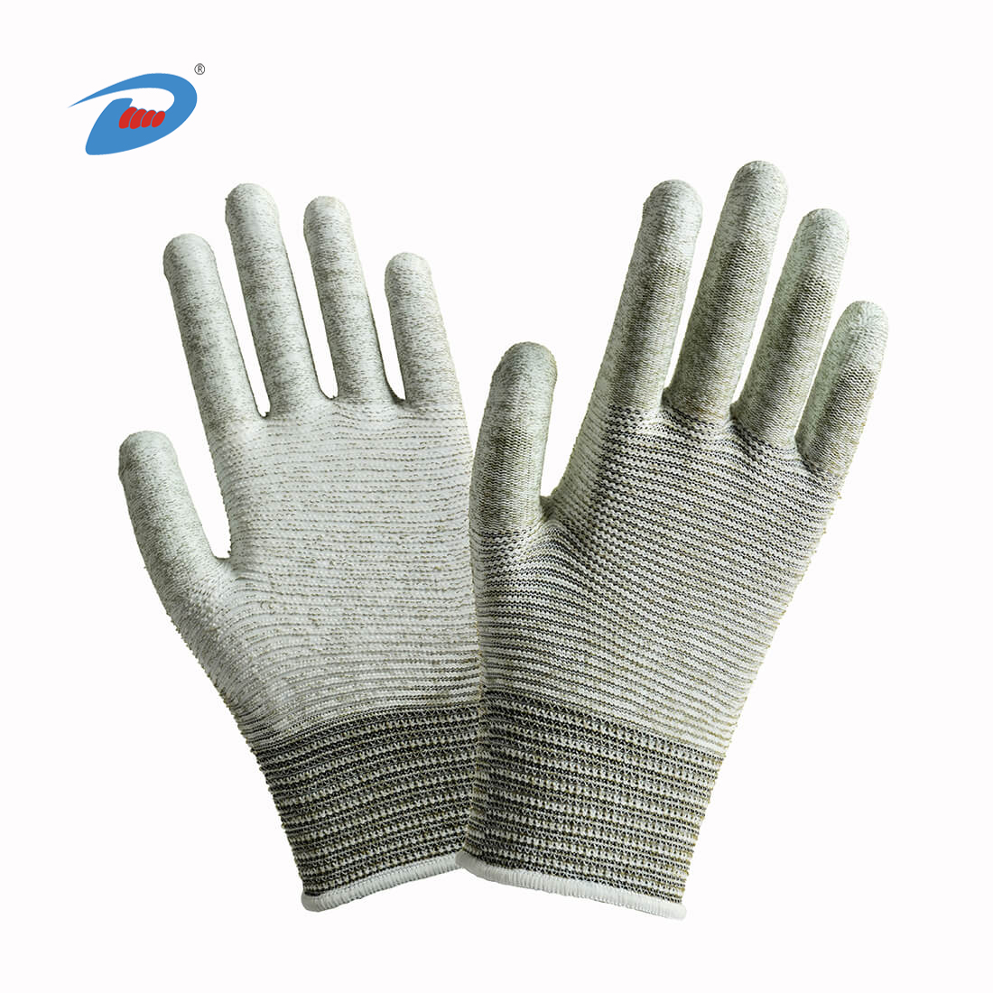 What are the characteristics of commonly used PU coated gloves?