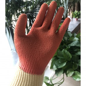 Wholesale Customized Good Quality Latex Coated Safety Gloves Coated Cotton Glove
