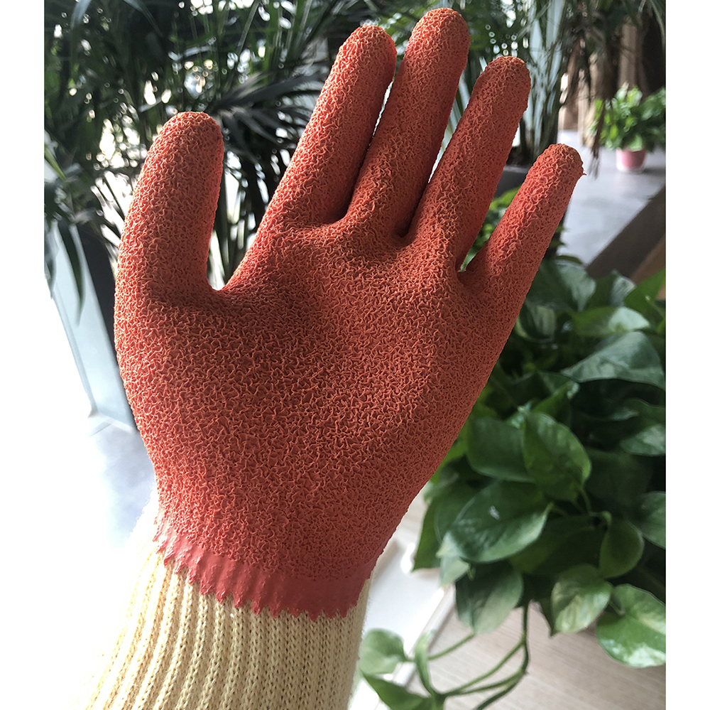 China Wholesale Latex Rubber Coated Work Gloves for Garden Construction -  China Safety Work Glove and Work Gloves price