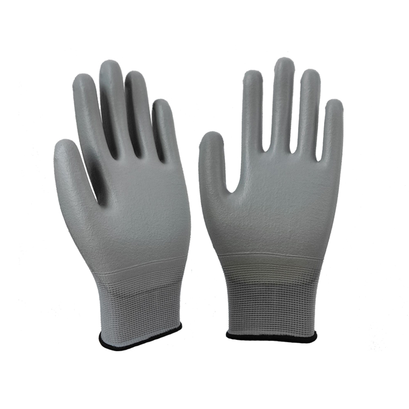 13G Nylon Liner with PU Palm Coated Safety Work Gloves Featured Image