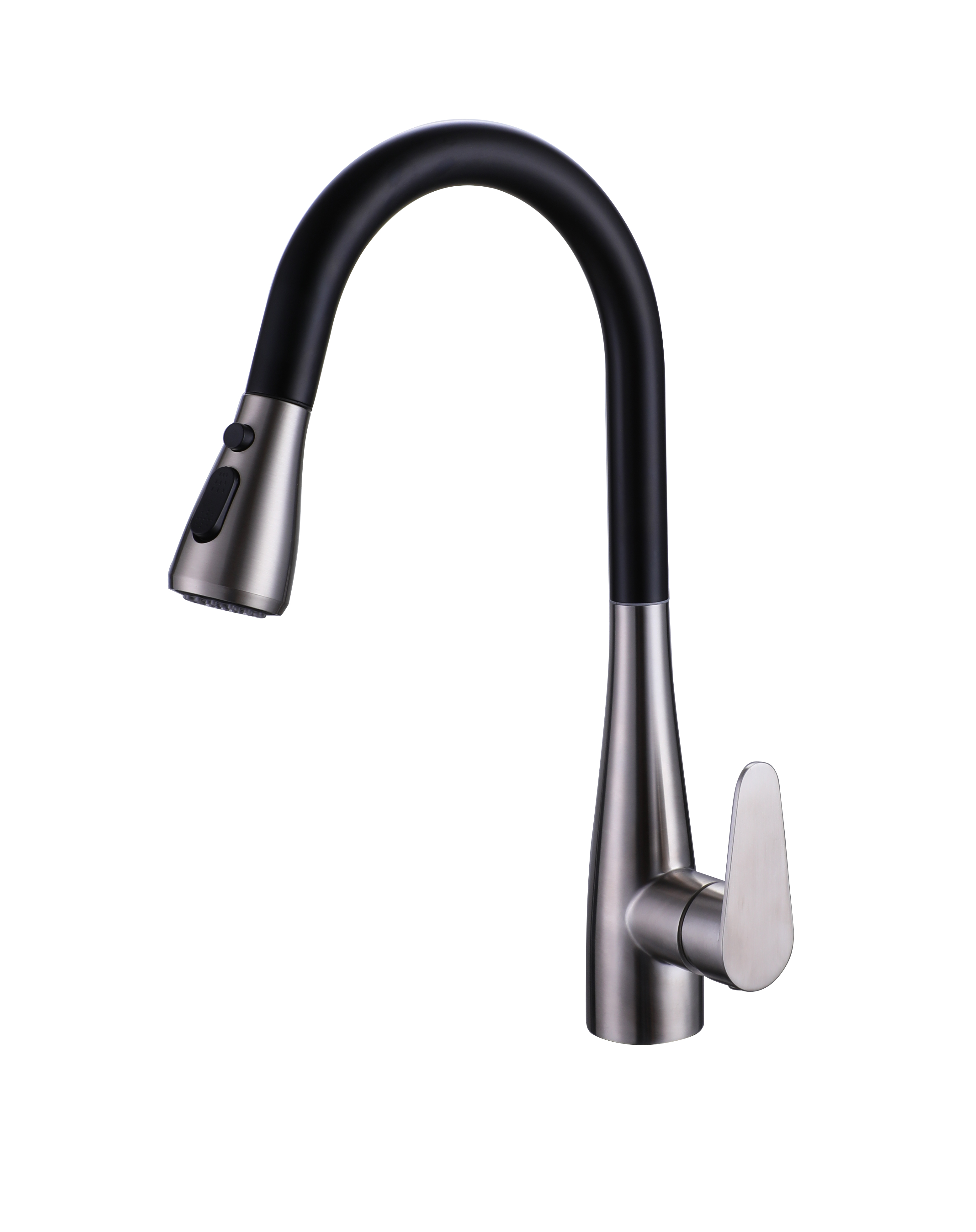 Three function pull out black faucet stainless steel kitchen taps ODM/OEM faucet
