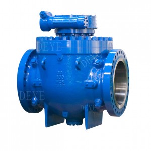 fully welded BW carbon steel ball valve with Gearbox Operated (BV-FW-25)