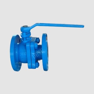 F4 PN16 cast iron flanged ball valve ( BY-02 )