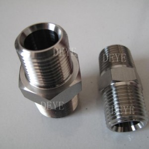 customized Hex.nipple for  Corrugated hose pipes