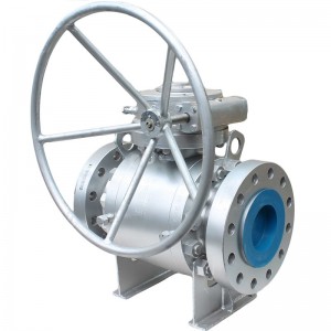 3-way flanged ball valve with pneumatic actuator BV-16-3WYF
