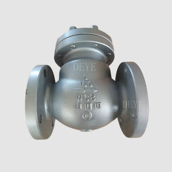 Free sample for Welded Forged Valve -
 150LBS Carbon steel WCB swing check valve  – Deye