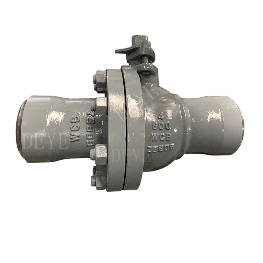 Online Exporter Silent Check Valve -
 cast steel WCB 600LBS BW ball valve with 2pc body (BV-600-04W) – Deye