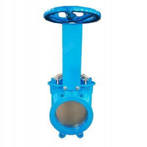 wafer ductile iron knife gate valve with SS304 disc (K-Q-04)