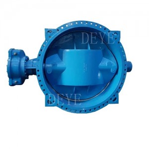 Ebonited Double Eccentric Butterfly valve
