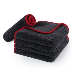 Microfiber Car Drying Towel 650 GSM Double Twis...