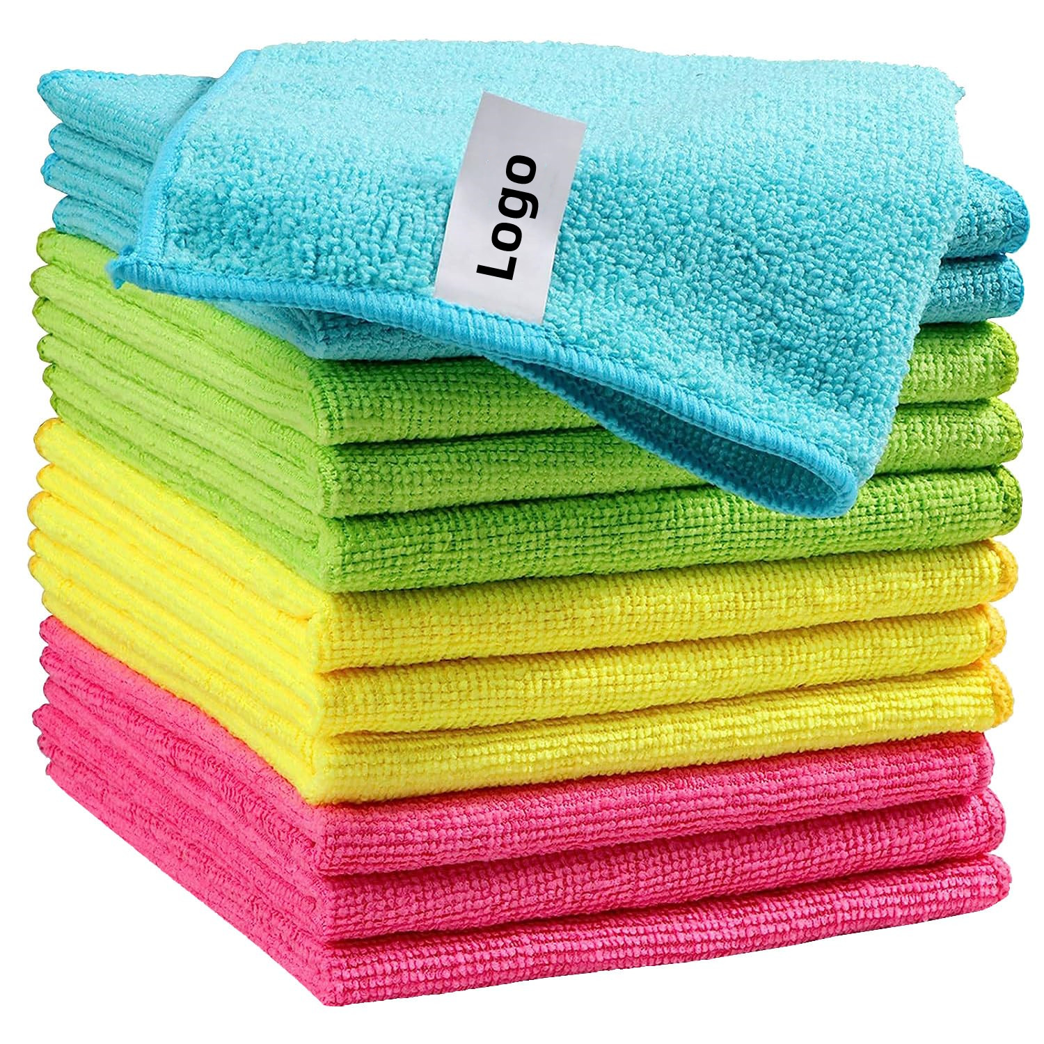 40×40 Wholesale Colorful Car Detailing 100% Microfiber Micro fiber Cleaning Cloth Microfiber Towels