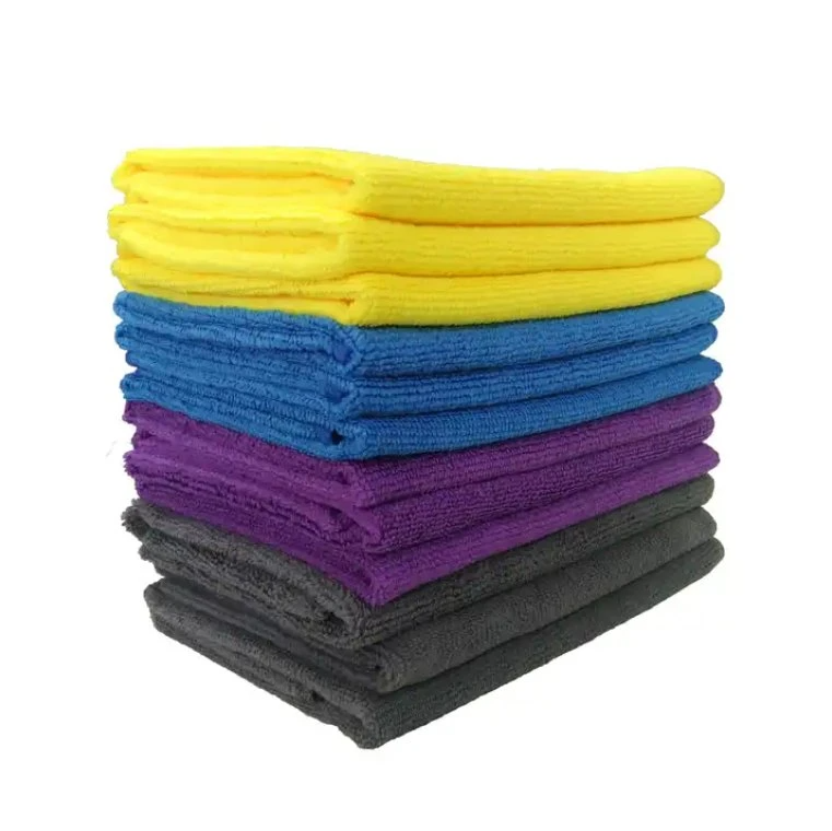 80% Polyester 20% Polyamide Colorful Microfiber Cloth Kitchen Microfiber Towel Microfiber Car Cleaning Towel