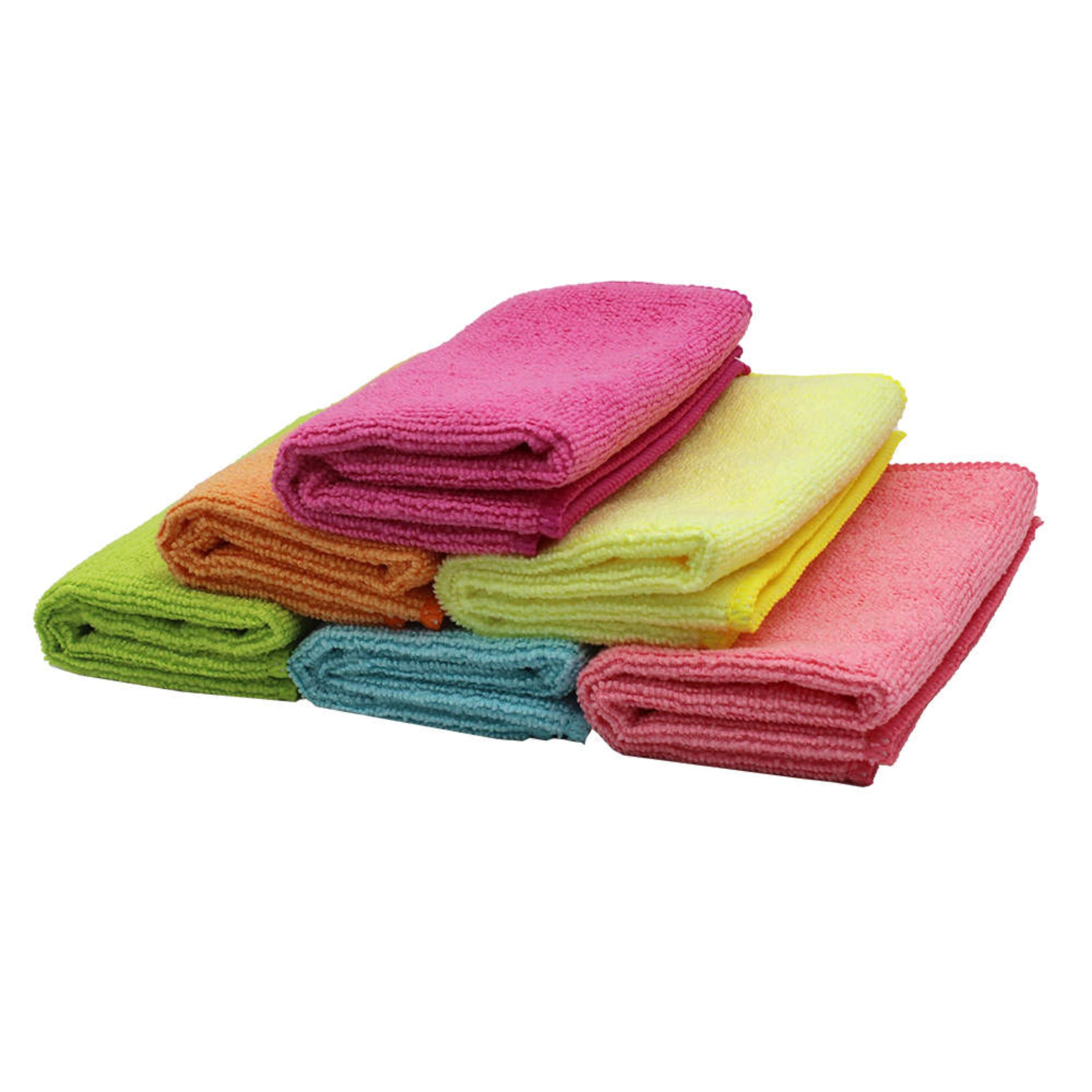 Super Absorbent Lint Free Glass Cleaning Towels Machine Washable Dish Cloths Streak Free For Home Polishing Washing