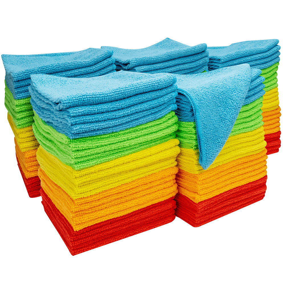 Factory Hot Selling Durable Dusting Reusable Home Cleaning Cloth Microfibre Quick Dry Towel Rags Quick Dry