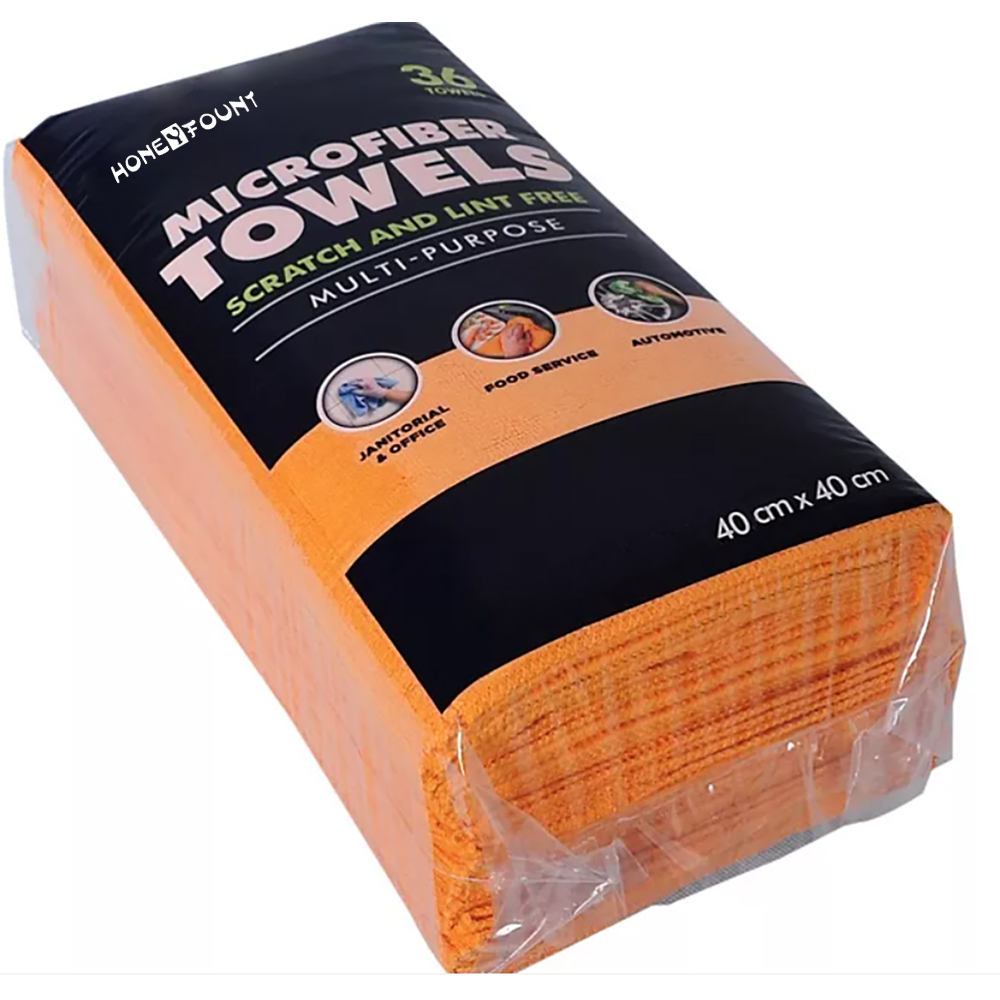 Microfiber towel wholesale cleaning cloth car wash towel 36 pieces pack custom microfiber car cleaning towel