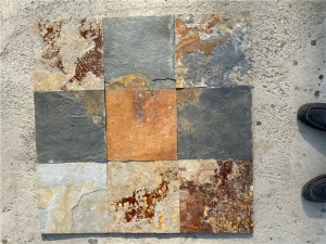 Natural Rusty tiles for garden