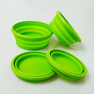 Dinnerware silicone meal food lunch bowl