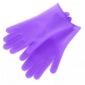 Household cleaning latex gloves rubber dishwashing gloves kitchen gloves