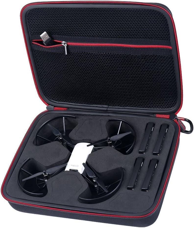 3.6L Carry Case kompatibel foar DJI Tello Drone mei 4 Tello Flight Batterijen
