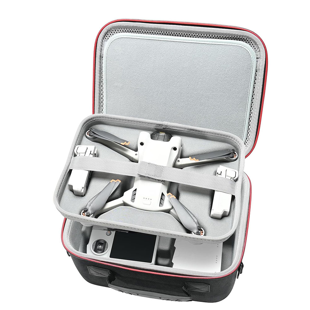 Funda de transporte para DJI Mini 3 Pro Drone, se adapta a un conxunto completo de accesorios (permite que os brazos se desprenguen e se dobran)