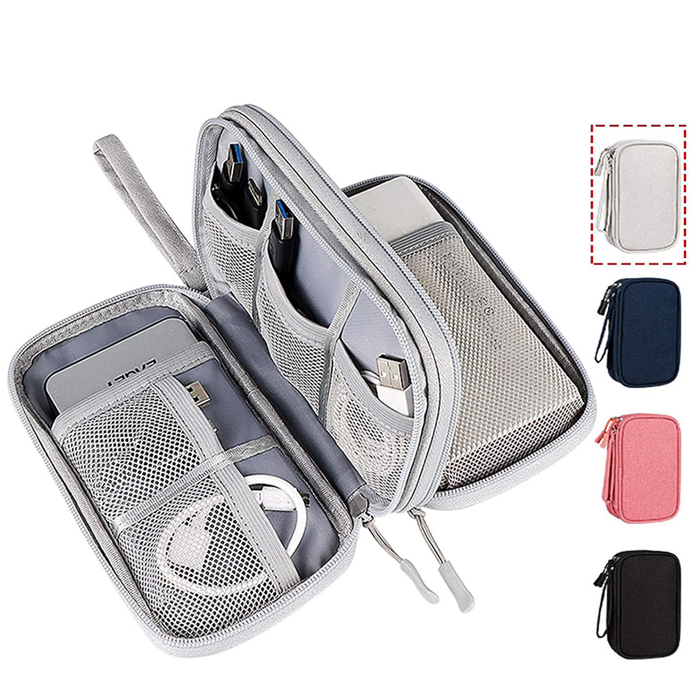 Electronic Organizer Bag, Waterproof Portable Electronic Organizer Travel Accessories Cable Bag