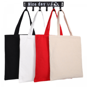 A Printed and Cute Cotton Tote Bag with Zipper – The Perfect Companion for Your Everyday Errands
