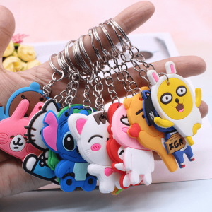 The Cute and Quirky PVC Rubber Doll Keychains