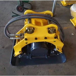 Liten gravemaskinmontert hydraulisk minivibratorplatekomprimator til salgs hydraulisk vibrerende komprimatorplate
