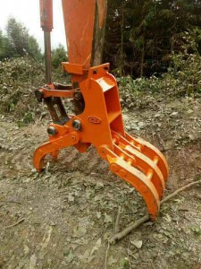 DHG-04 Mechanical Wood Grapple For 4-8 Tons Excavator Grapple-Mechanical Grapple