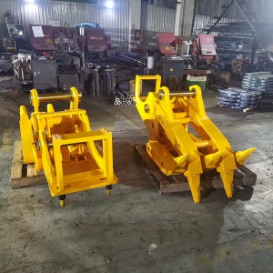 Hot Sale DHG-08 Model Mechanical Wood Grapple For 20-25 Tons Excavator