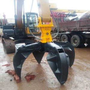 DHG 360 Degree Orange Peel Grapple Hydraulic Grapple for Excavator