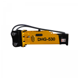 DHG vairumtirdzniecības ekskavatora kastes tipa klusināts hidrauliskais āmura lauzējs