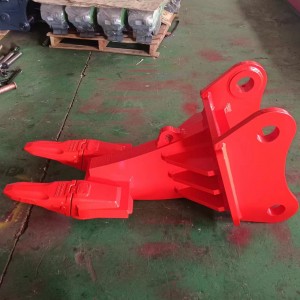 DHG Excavator Attachment Factory Double Teeth Ripper Hard Rock Ripper