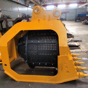 DHG Hot Sale Excavator Attachment Rotary Screening LIPI Rotary tabung Ember