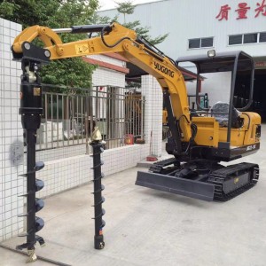 DHG CE Hydraulic Earth Auger Drilling Machine Mo te 1-50 ton Excavator