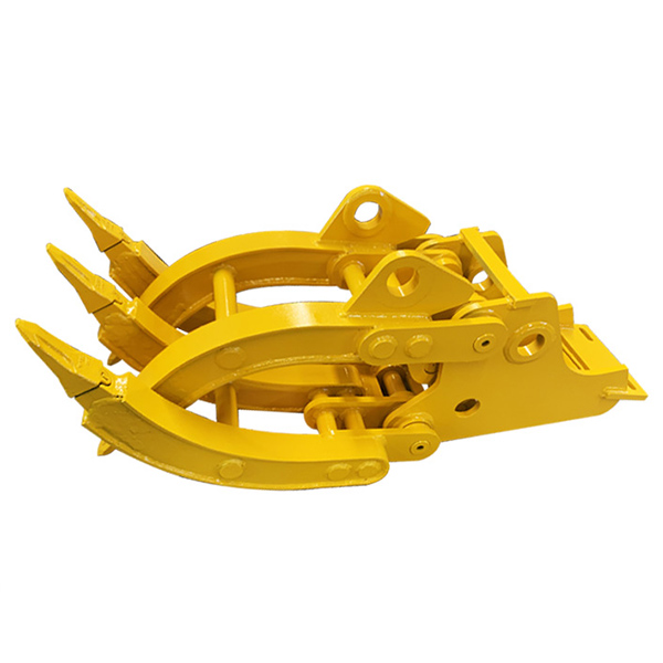 Manufactur Standard Tilt Rotating Hitch – Excavator Mechanical Grapple Thumb Grab Manual Wood Grapple – Donghong