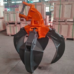 DHG 360 Degree Orange Peel Grapple Hydraulic Grapple kanggo Excavator