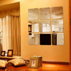 Stylish Mirror Wall Decals Are Ideal