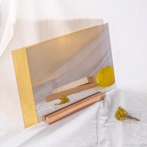 Good Quality Colored Acrylic See-Thru Two-Way Mirror, Semi-Transparent Mirror for Infinity Mirror