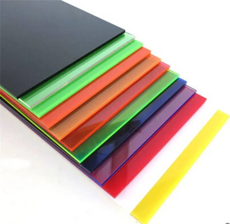 How do you make colored acrylic sheets?