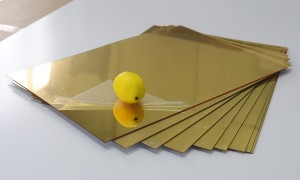 ODM Factory China 2022 Newest Product Promotion 2mm 3mm Gold Mirror Acrylic Sheet Supplier