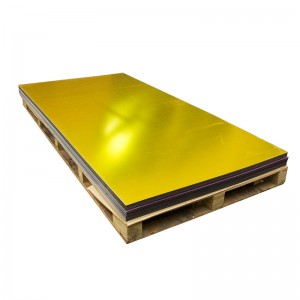 Customized Gloss Clear Plexiglass Gold Acrylic Mirror Sheet