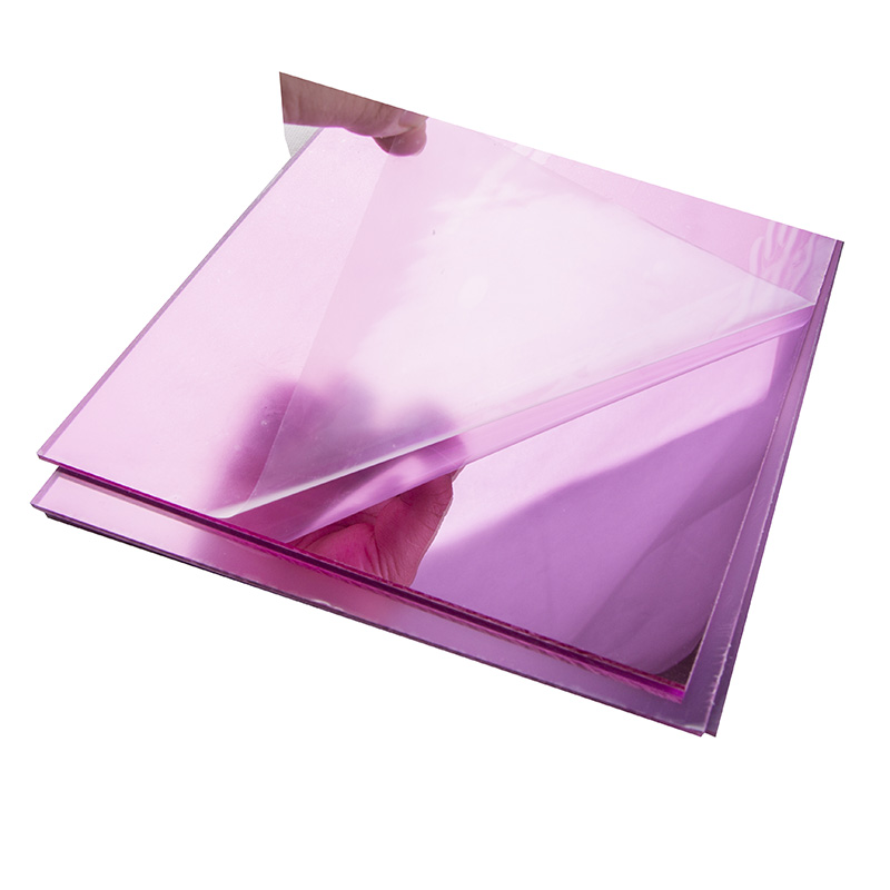 China Pink Mirror Acrylic Sheet, Colored Mirror Acrylic Sheets factory and  suppliers