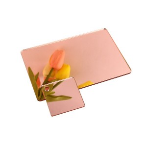 Rose Gold Mirror Acrylic Sheet, Colored Mirror Acrylic Sheets