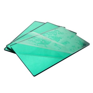 Colored acrylic mirror sheet cut to size