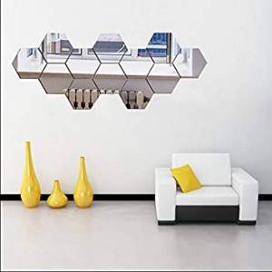 Fast delivery moden 3D mirrored Acrylic Wall Sticker