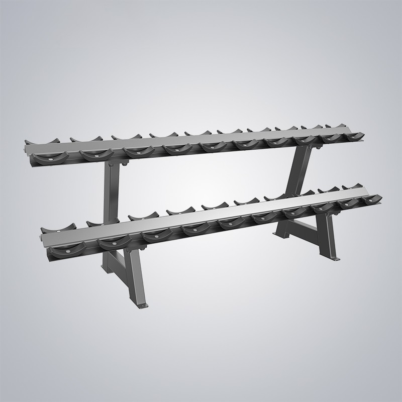 China Leg Extension Weight Supplier –  2-Tier 10 Pair Dumbbell Rack E3077  – DHZ