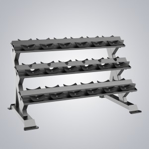 China Gym Cycle –  3-Tier 9 Pair Dumbbell Rack E3067  – DHZ