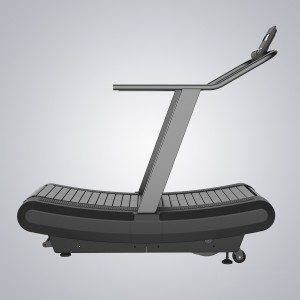 Curved Manual Treadmill Mechanical Running Machine Without Engine