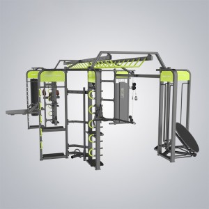 China Factory Customized Fitness Power Rigs Gym Equipment Power Squat Rack Custom Multifunctional Pull up Station Cross Fitness Rig Multi-Functional Integrated Training Racks